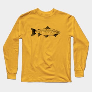 Landlocked Salmon - hand drawn fish design Long Sleeve T-Shirt